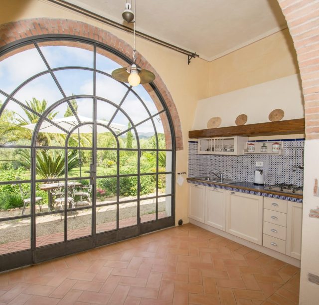 Cucina dell'appartamento La Loggia